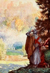 They Were Within Sight of the City to Which They Went, Illustration from 